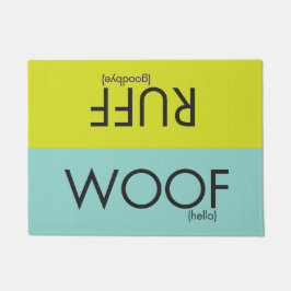 Felpudo Tejido del SNORT/doormat del acerino