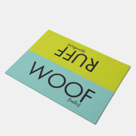 Felpudo Tejido del SNORT/doormat del acerino