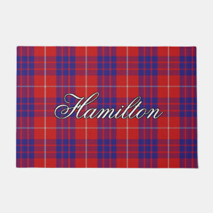 Felpudo Tela escocesa de tartán escocesa de Hamilton del