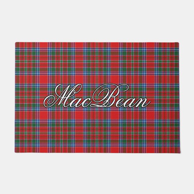 Felpudo Tela escocesa de tartán escocesa de MacBean (Anverso)