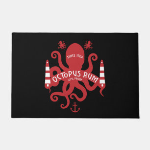 Felpudo Temática Del Mar Y Fantasía Octopus Nautical Mu