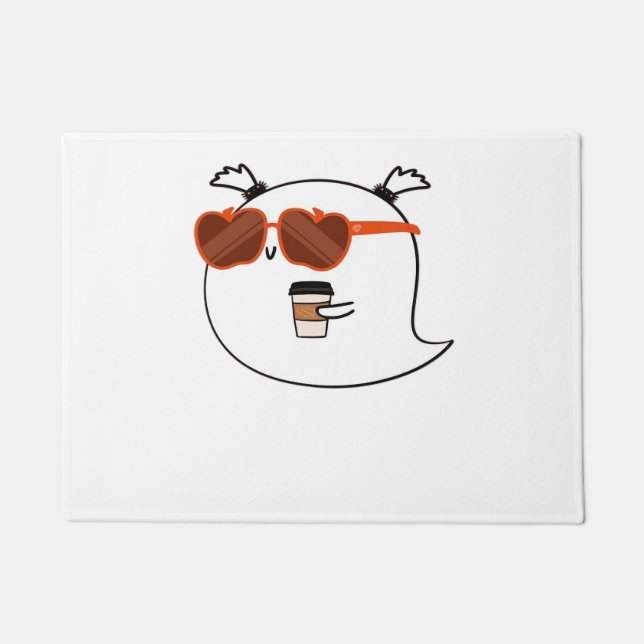 Felpudo Temporada de fantasía linda fantasma clásica camis (Anverso)