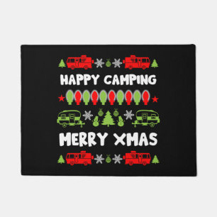 Felpudo Temporada feliz de Navidades de Caravana