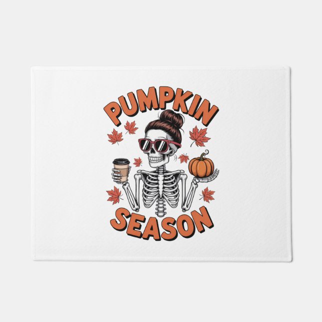 Felpudo Temporada otoño de calabaza (Anverso)