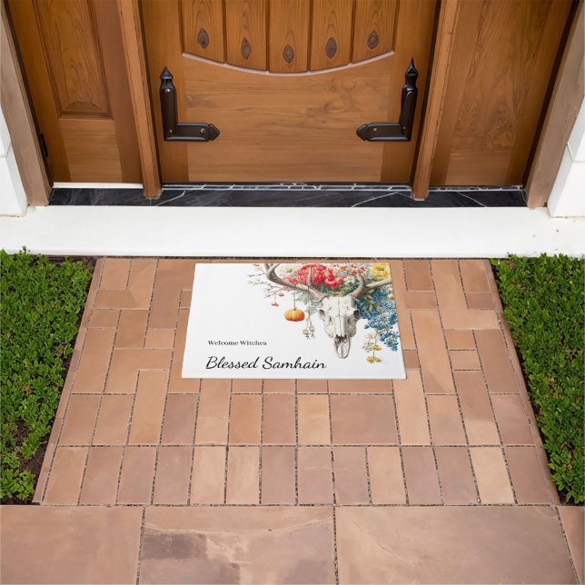Felpudo Temporadas místicas | Samhain Grimoire Libro de la (Exterior)