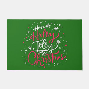 Felpudo Ten A Los Navidades De Holly Jolly