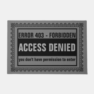 Felpudo Tenga acceso negó error prohibido 403