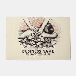 Felpudo Terapia Masajista Manos Curadoras Energía Spa Well