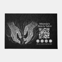 Felpudo Terapia Masajista Manos Curadoras Energía Spa Well