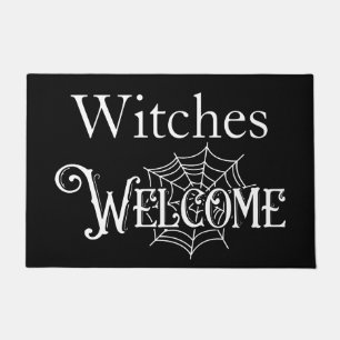 Felpudo Testigos dan la bienvenida a Halloween Doormat