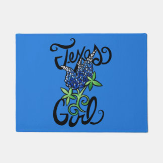 Felpudo Texas Chica texas Bluebonnets
