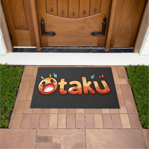 Felpudo Texto gracioso de Otaku
