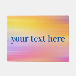Felpudo texto personalizado
