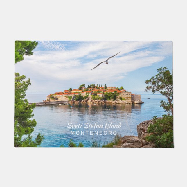 Felpudo Texto personalizado Montenegro (Anverso)