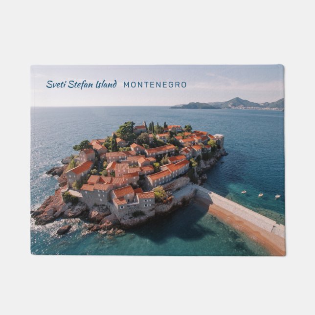 Felpudo Texto personalizado Montenegro (Anverso)