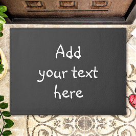 Felpudo Texto Personalizado personalizado