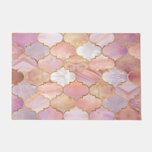 Felpudo Textos del Mineral Pastel marroquí
