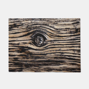 Felpudo Textura de árbol quemado