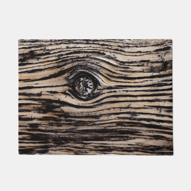Felpudo Textura de árbol quemado (Anverso)