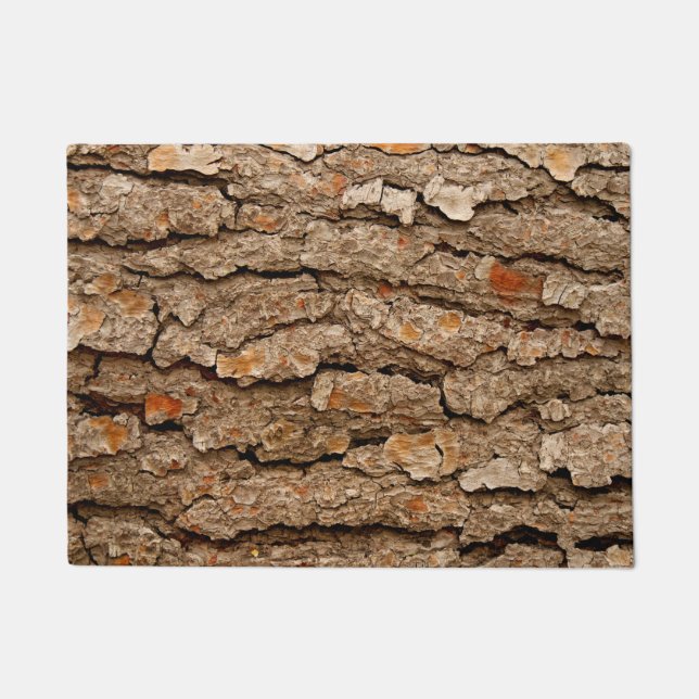 Felpudo Textura de corteza de árbol (Anverso)