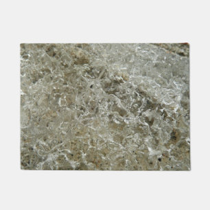 Felpudo Textura De La Naturaleza Del Resumen De Hielo Glac