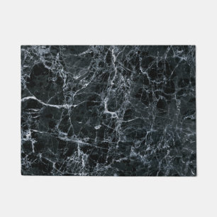 Felpudo Textura de mármol negro