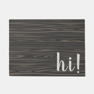 Felpudo Textura moderna - Hola