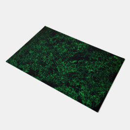 Felpudo Textura verde oscuro, esponja destruida o corroída
