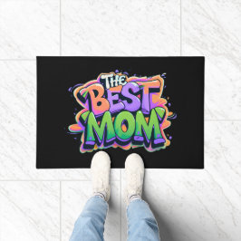 Felpudo The best mom style graffiti