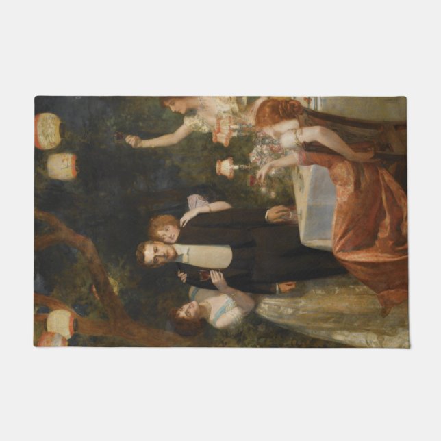 Felpudo The Garden of Armida (by John Collier) (Anverso)