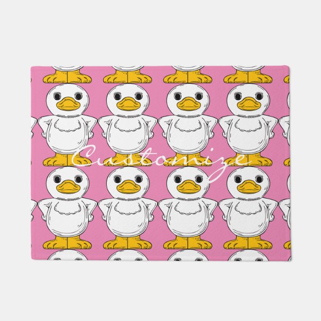 Felpudo Thunder_Cove del pequeño pato blanco (Anverso)