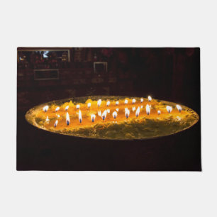 Felpudo Tíbet - Lámpara de mantequilla ritual