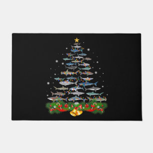 Felpudo Tiburón Árbol de Navidad Amantes de los regalos 