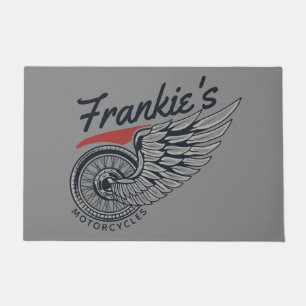 Felpudo Tienda personalizada de motocicletas Volando en bi