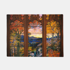 Felpudo Tiffany de vidrio manchado luce elegante victorian