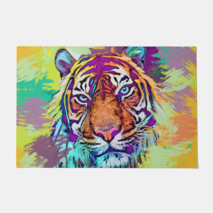 Felpudo Tíger arcoiris Door Mat