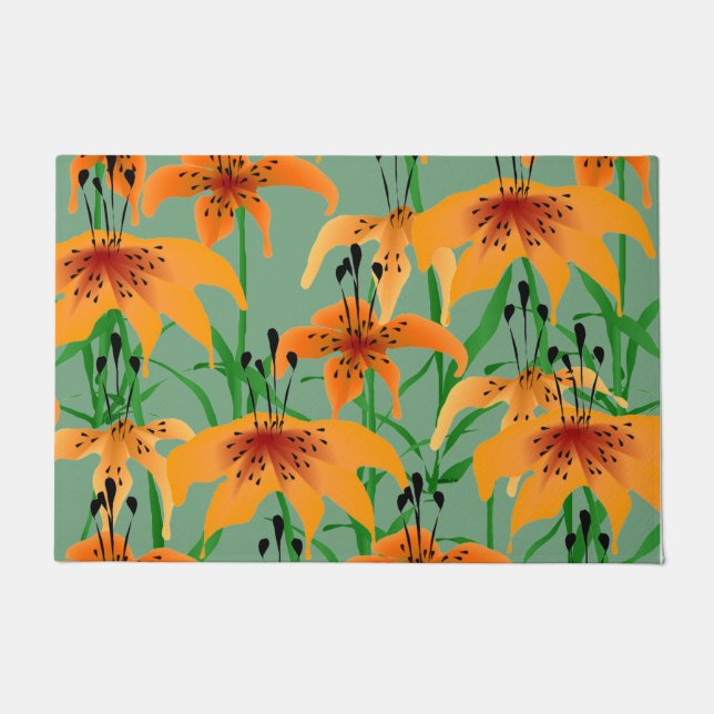 Felpudo Tiger Lily Door Mat (Anverso)