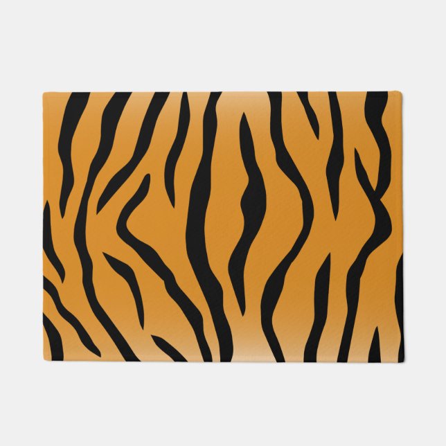Felpudo Tiger stripes pattern (Anverso)