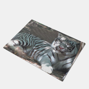 Felpudo Tigre de Bengala blanco
