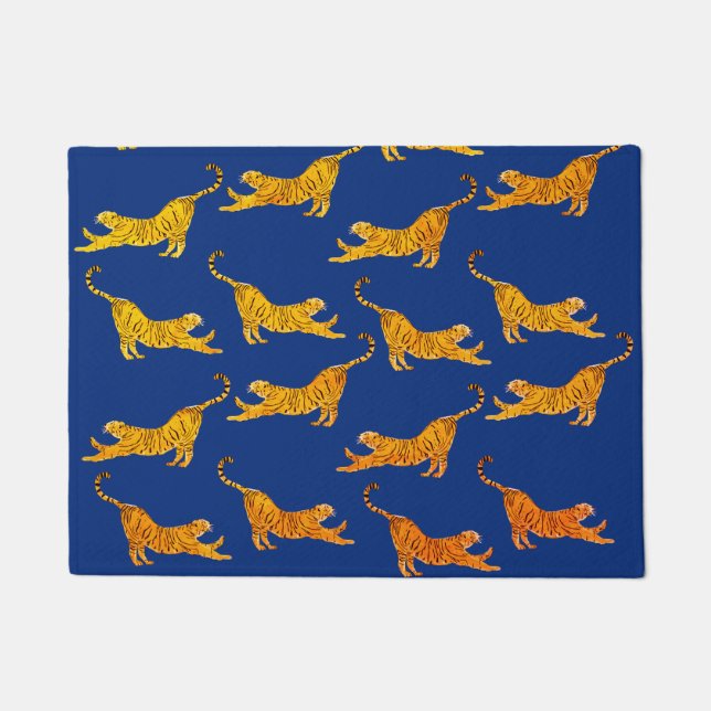 Felpudo Tigres de Bengala  (Anverso)