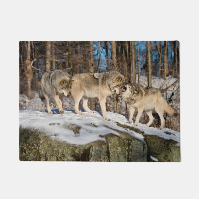 Felpudo Timber Wolves (Anverso)