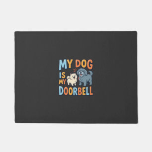 Felpudo Timbre de puerta divertido para amantes de perros