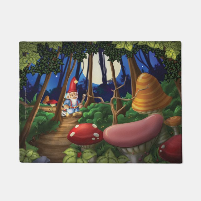 Felpudo Tintineo del tintineo poco Doormat del gnomo (Anverso)