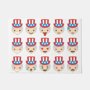 Felpudo tío sam emoji doormat door mat