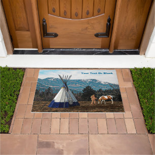 Felpudo Tipi - Campamento de Invierno