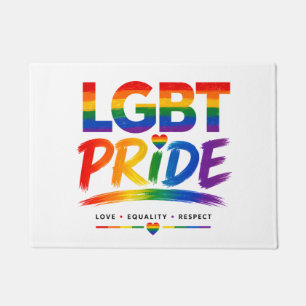 Felpudo Tipografía Arcoíris Orgullo LGBT