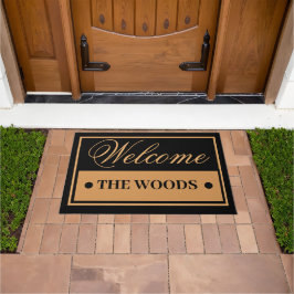 Felpudo Tipografía moderna Matrimonio regalos de pareja