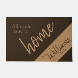 Felpudo Todas las carreteras llevan a casa