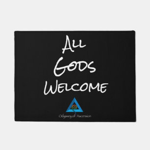 Felpudo Todo el Doormat agradable de dioses