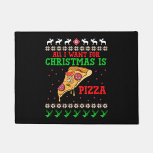 Felpudo Todo Lo Que Quiero Para Navidades Pizza